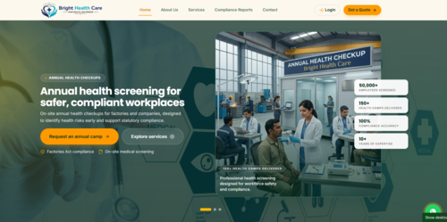 brighthealthindia.com project screenshot